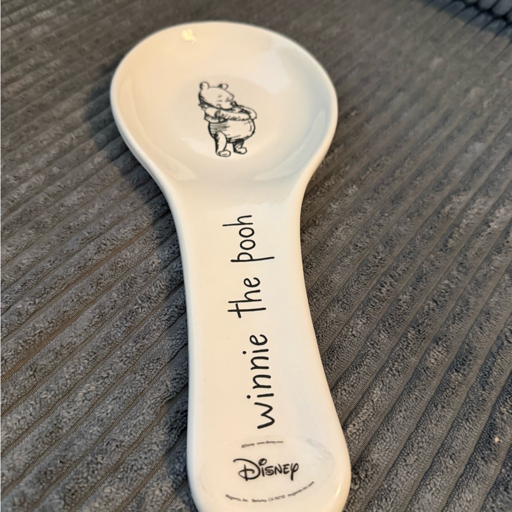Rae Dunn x Disney White Ceramic- Winnie the Pooh- Spoon Rest